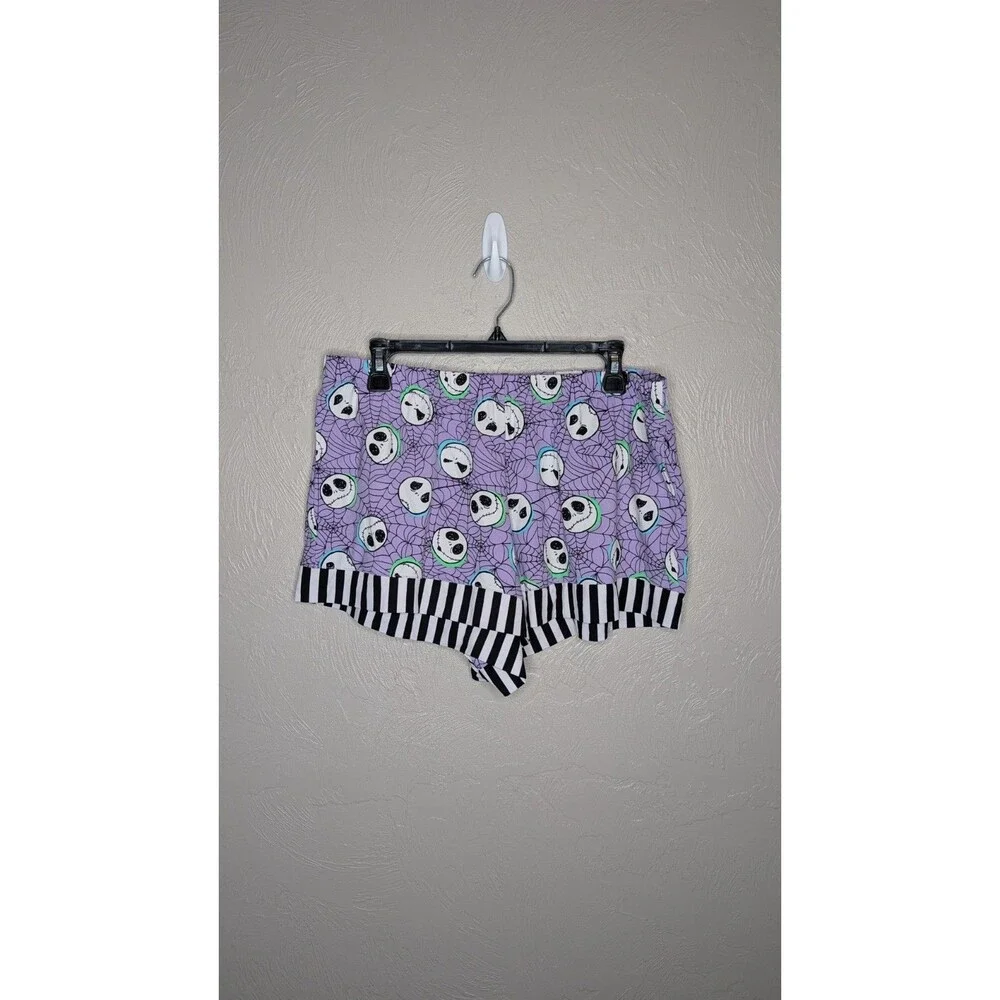 Disney Womens Large Purple Nightmare Before Christmas 2 Piece Pajama Set - Picture 5 of 9
